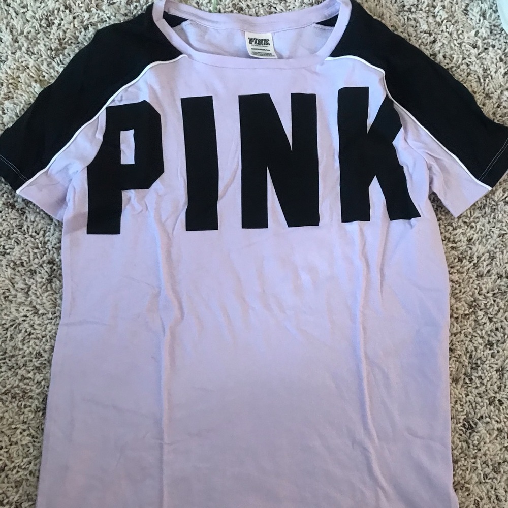 Pink by Victoria She Top New Pink and Black